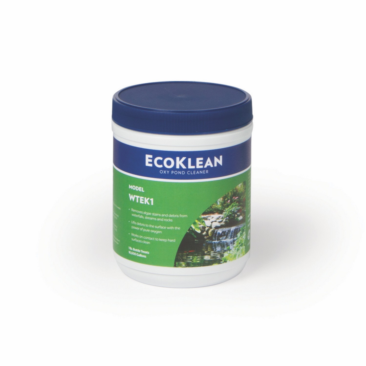 1 Lb. Ecoklean - Oxy Pond Cleaner - Treats 400 Sq. Ft. - Water Features