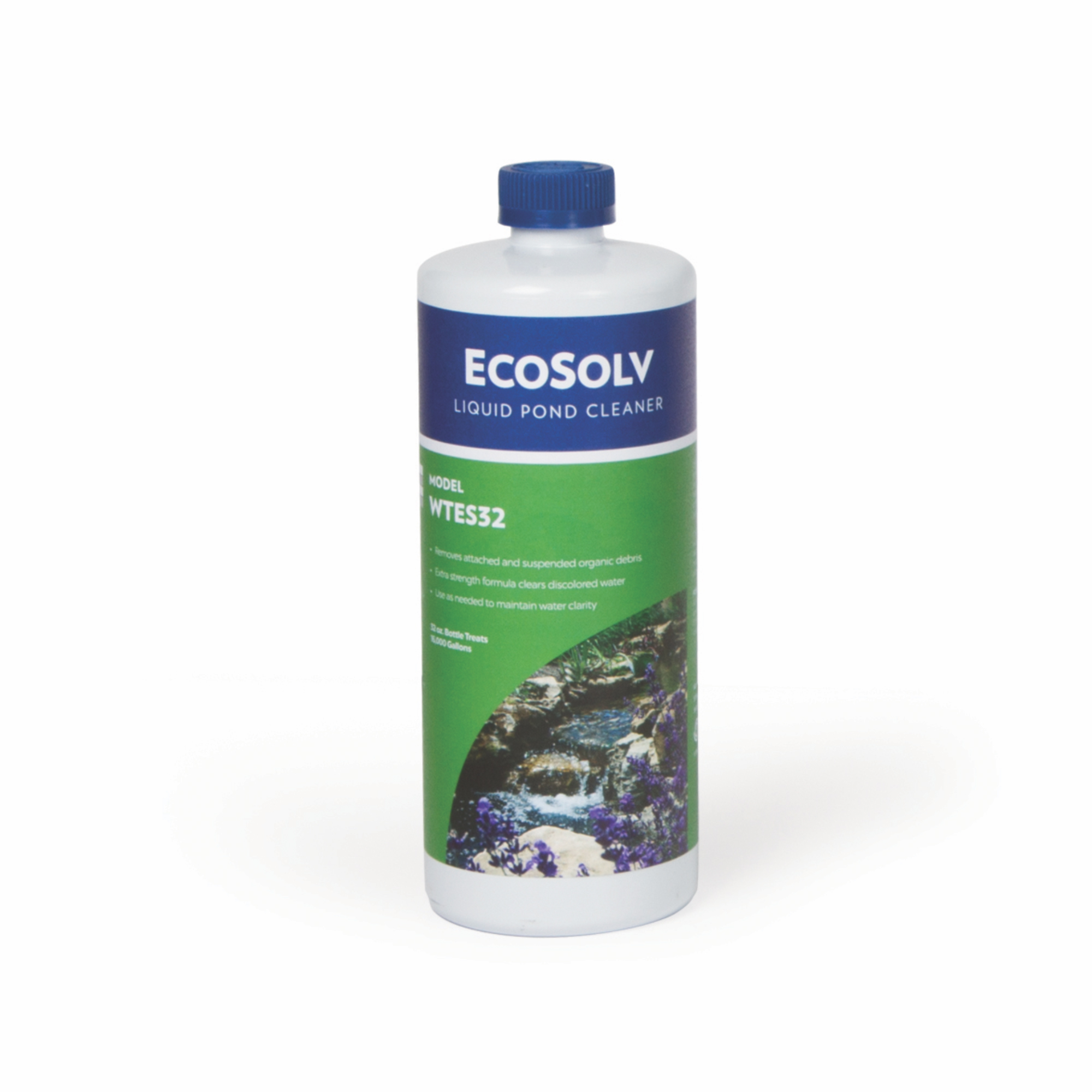 32 Oz. Ecosolv Liquid Pond Cleaner - Treats 19,200 Gal. - Water Features