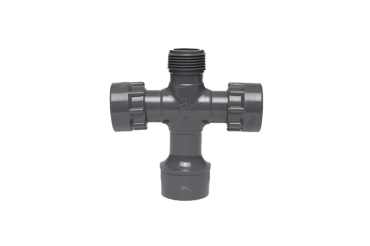 1" Manifold Slip Cross Slip X MPT X Swivel X Swivel - Irrigation