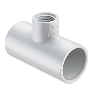 3/4" X 1/2" SST Tee Sch 40 - Fittings