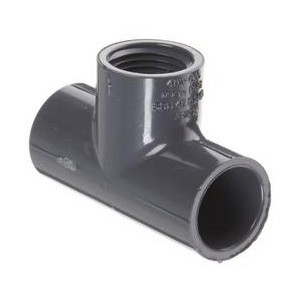 2" X 3/4" SST Tee Sch 80 - Fittings