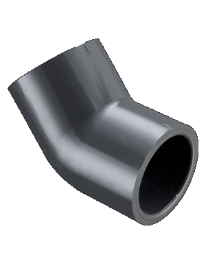 SS 45 Elbow Sch 80 - Fittings