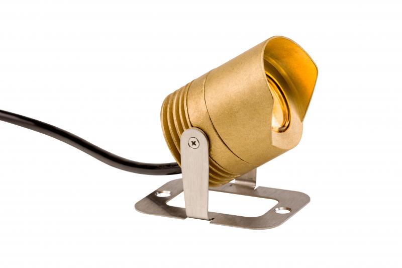 LL 9 LED Underwater Light - Brass - Landscape Lighting