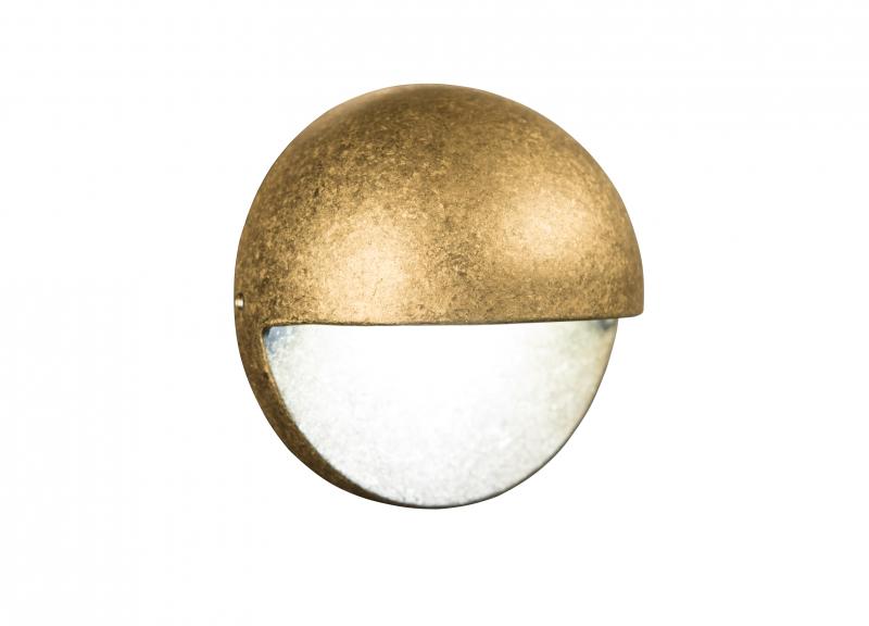 MSZD 1 LED Wall / Step Light - Brass - Landscape Lighting