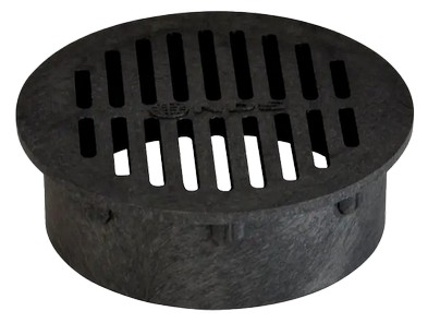 6" Round Grate - Black - Landscaping