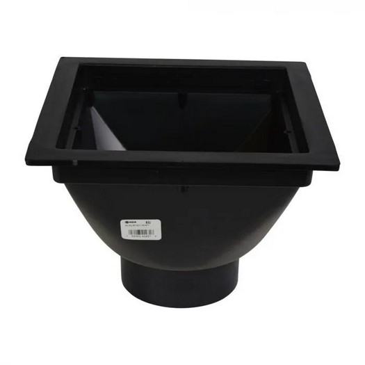 9" Square Catch Basin Deep Housing Adapter - Landscaping