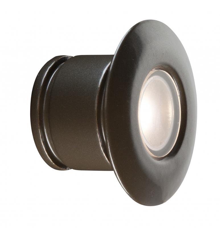 PO 1 LED Wall Light - Standard - Bronze - Landscape Lighting