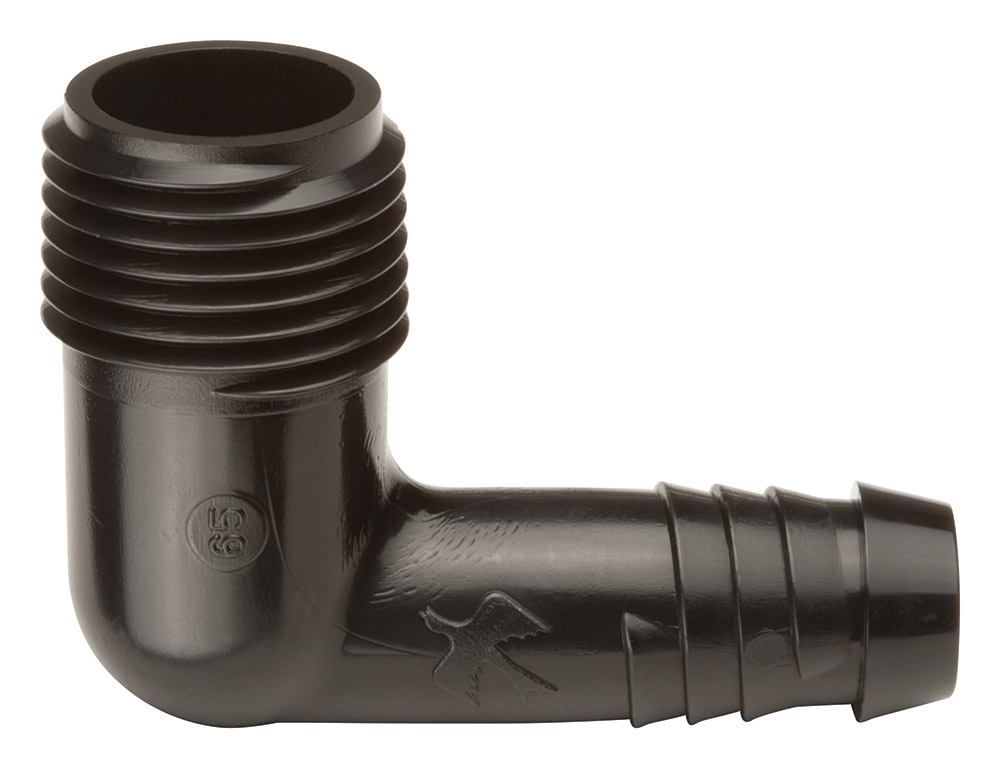 1/2" Spiral Barb Elbow - Fittings