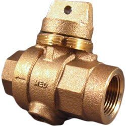 Mcdonald 1" Threadtop Stop & Waste Valve - Main Connection